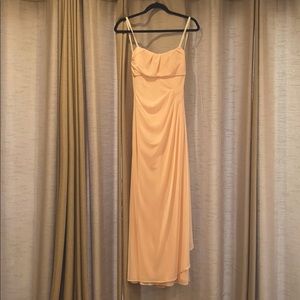 Elegant David’s Bridal Dress - Petal/Coral - SZ 2